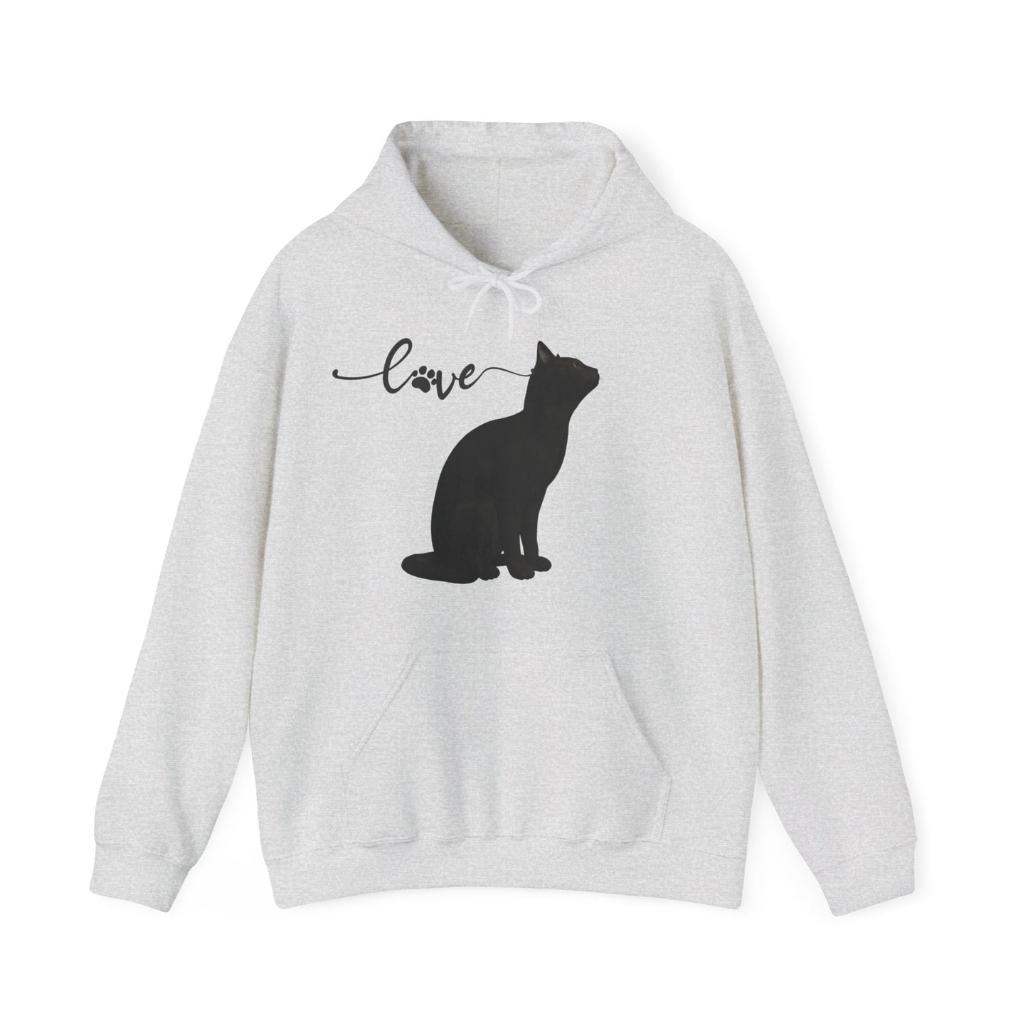 Love cat Unisex Heavy Blend™ Hooded Sweatshirt Cat Love