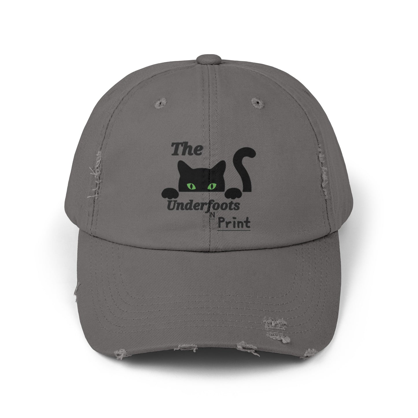 The Underfoots-N-Print Unisex Distressed Cap