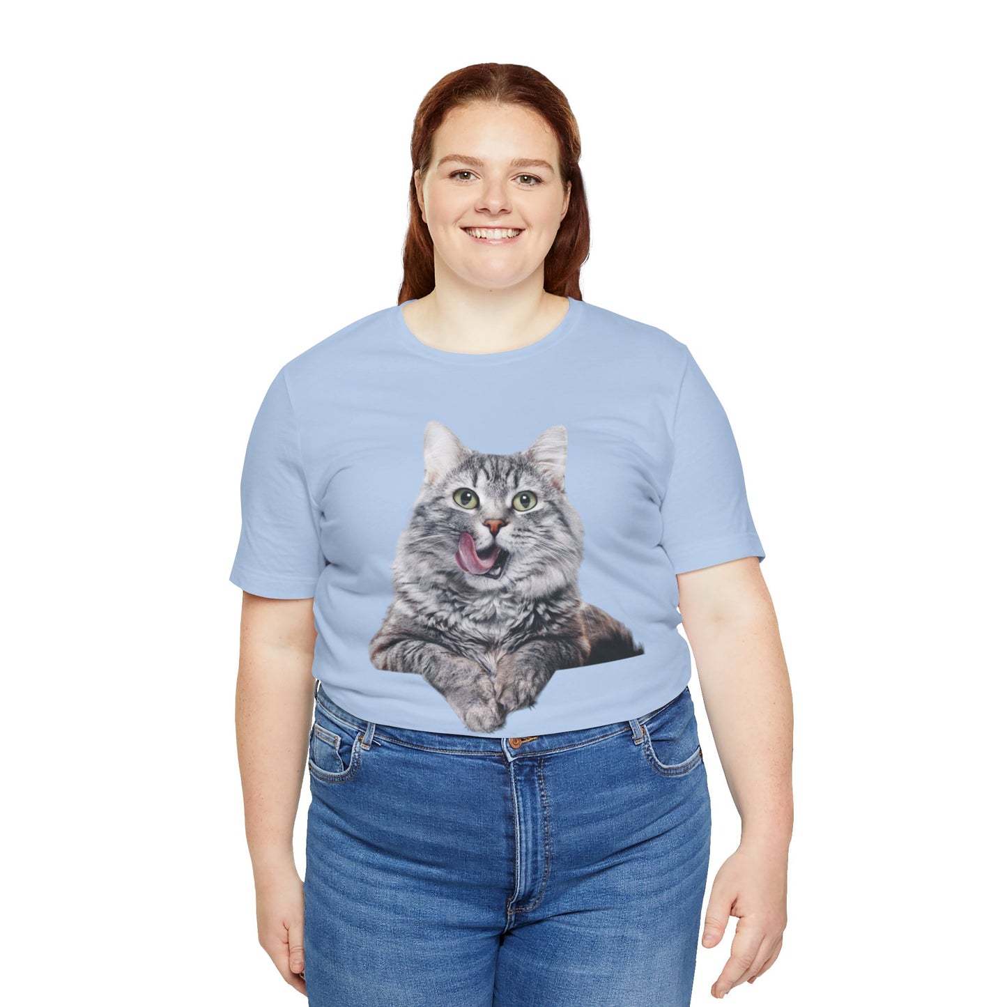 Grey Kitty Unisex Jersey Short Sleeve