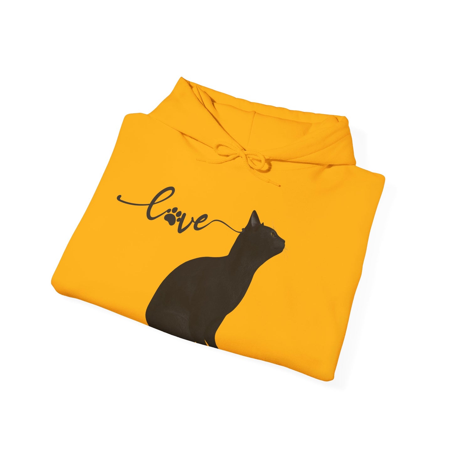 Love cat Unisex Heavy Blend™ Hooded Sweatshirt Cat Love