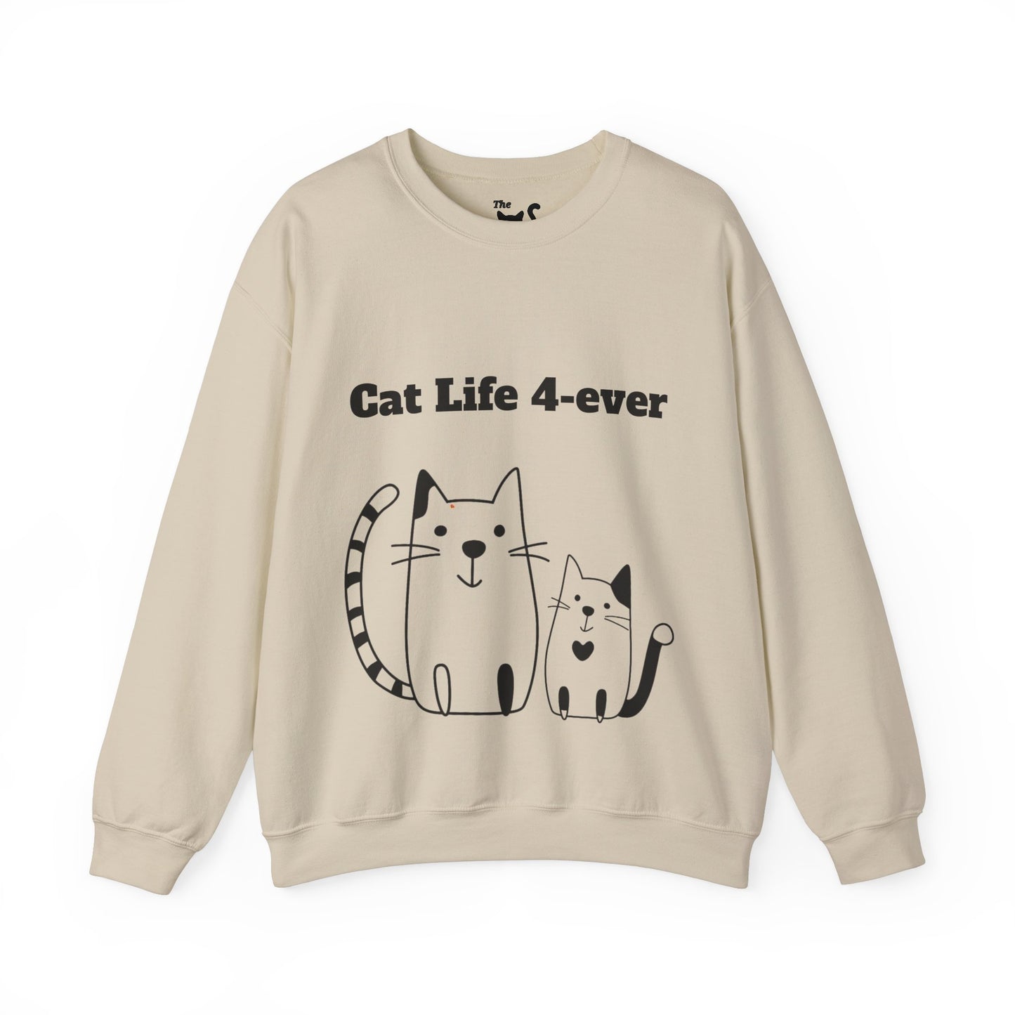 This Unisex Heavy Blend™ Crewneck Sweatshirt is Cat Comfy