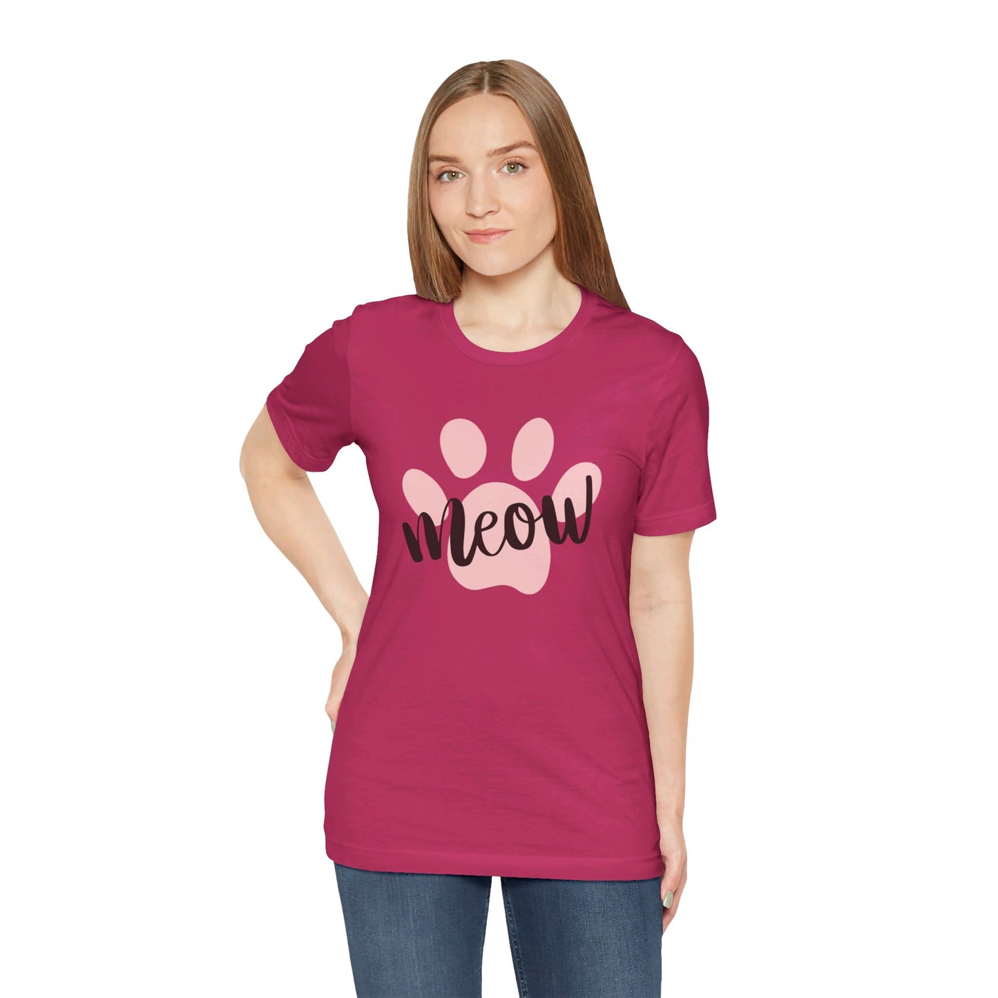 Meow Unisex Jersey Short Sleeve Tee