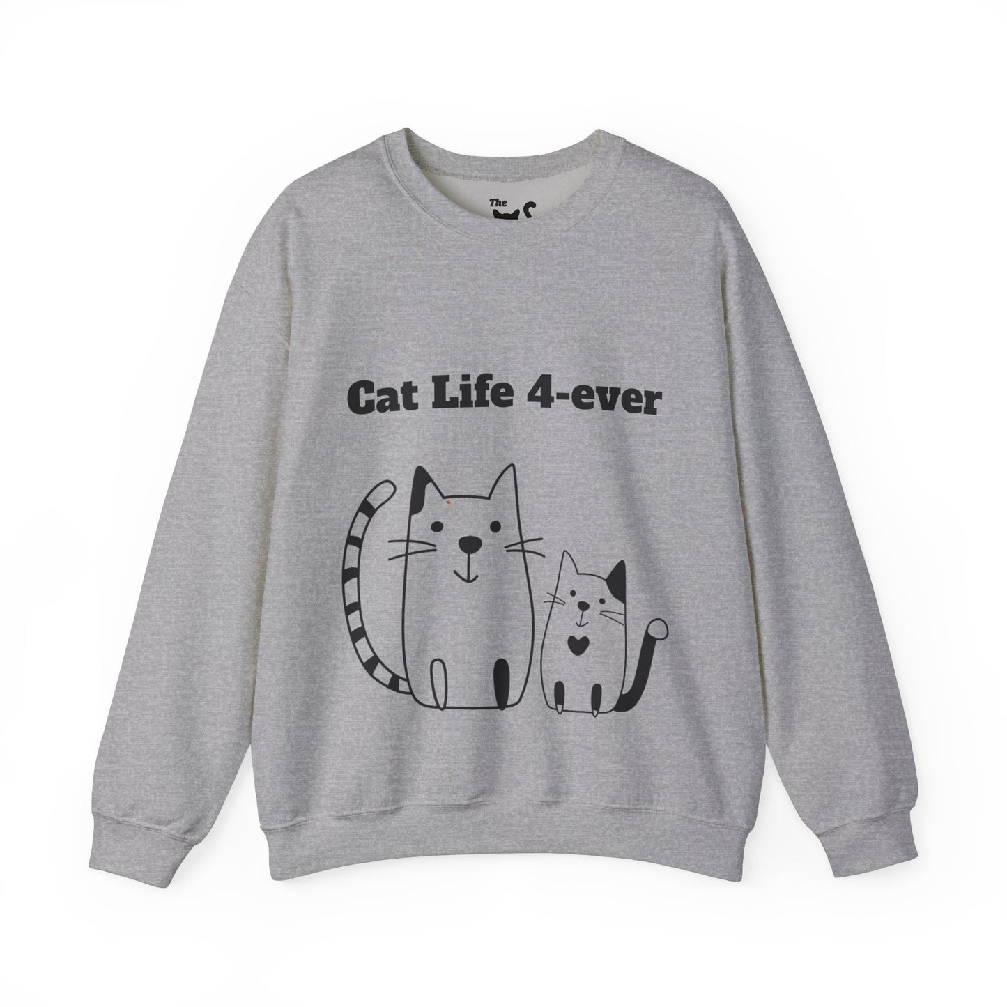 This Unisex Heavy Blend™ Crewneck Sweatshirt is Cat Comfy