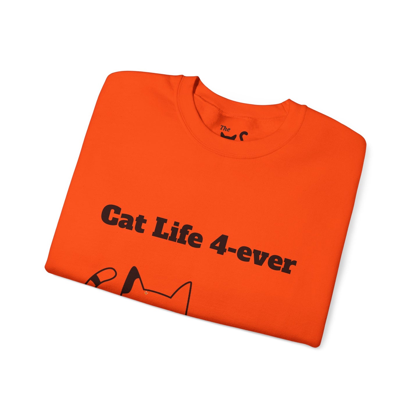 This Unisex Heavy Blend™ Crewneck Sweatshirt is Cat Comfy
