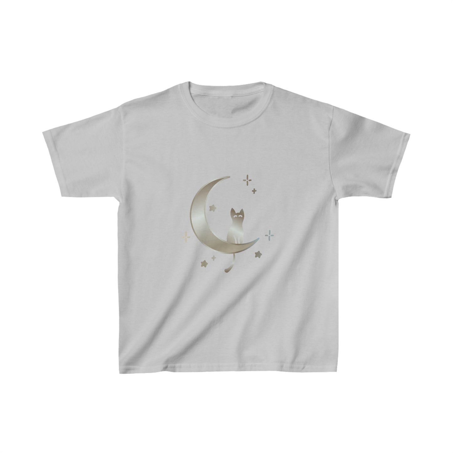 Cat moon stars Kids Heavy Cotton™ Tee