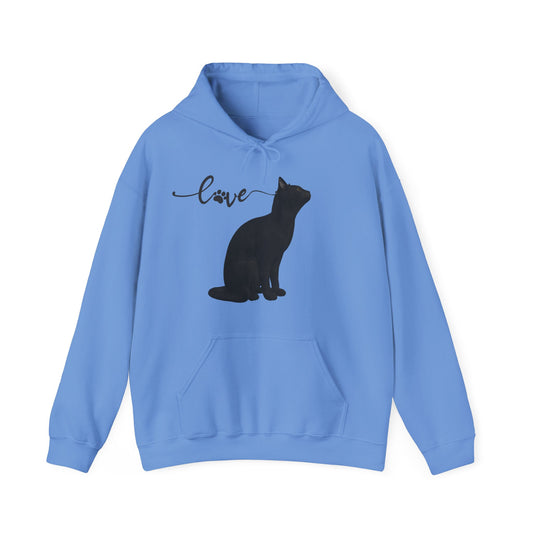 Love cat Unisex Heavy Blend™ Hooded Sweatshirt Cat Love