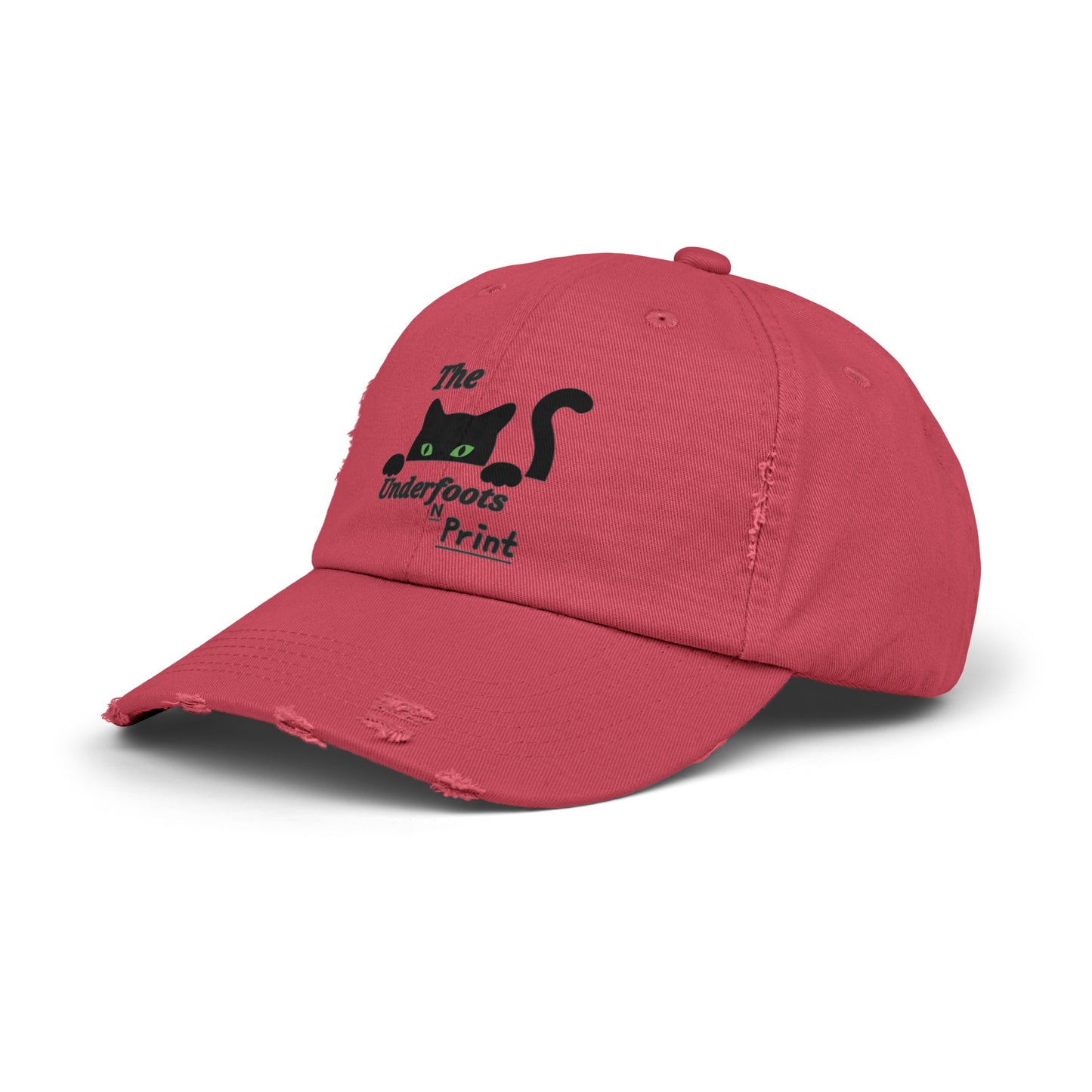 The Underfoots-N-Print Unisex Distressed Cap