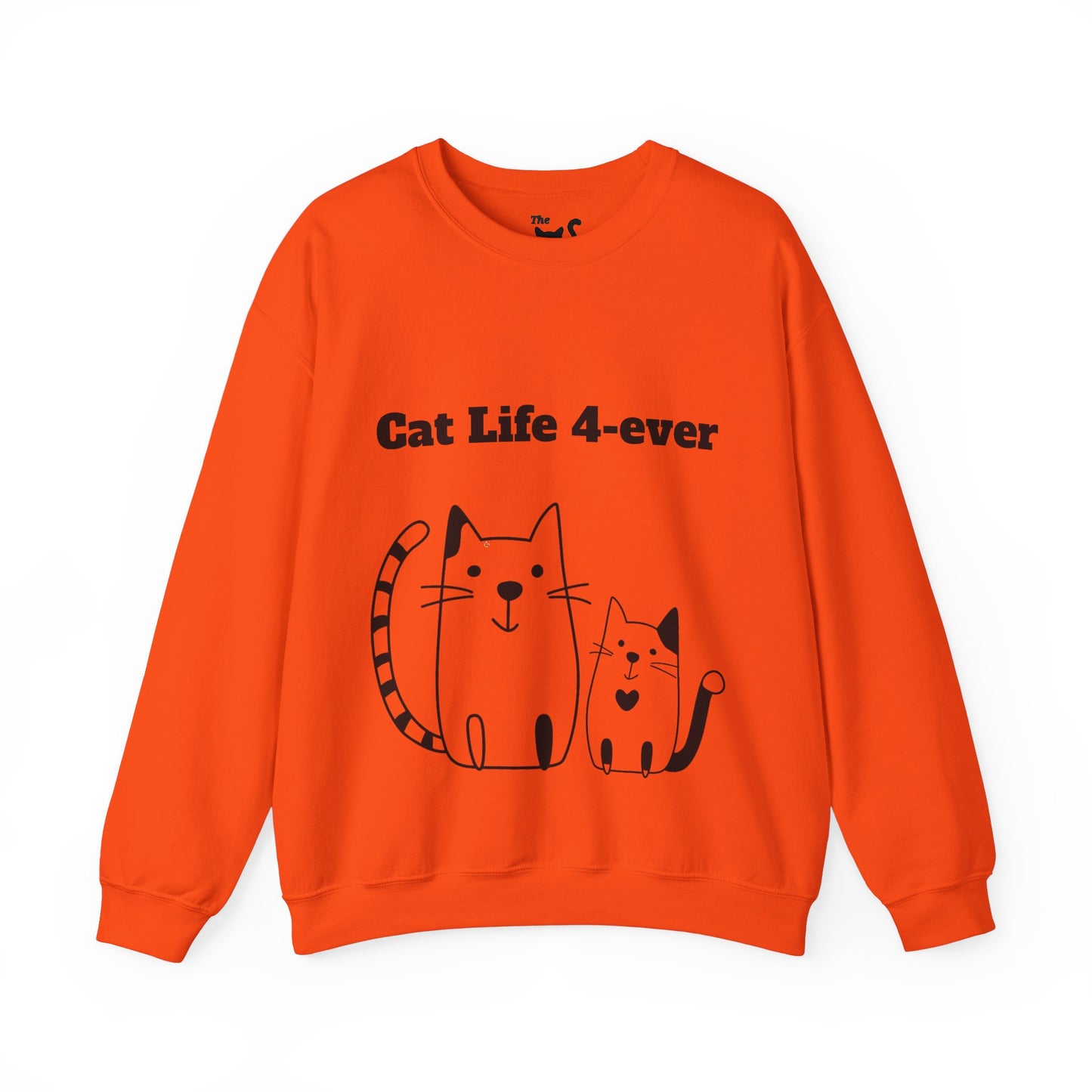 This Unisex Heavy Blend™ Crewneck Sweatshirt is Cat Comfy