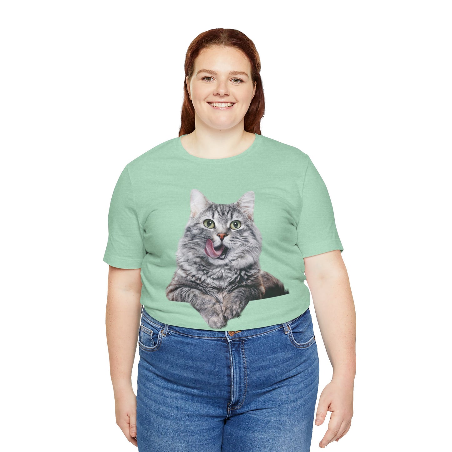 Grey Kitty Unisex Jersey Short Sleeve