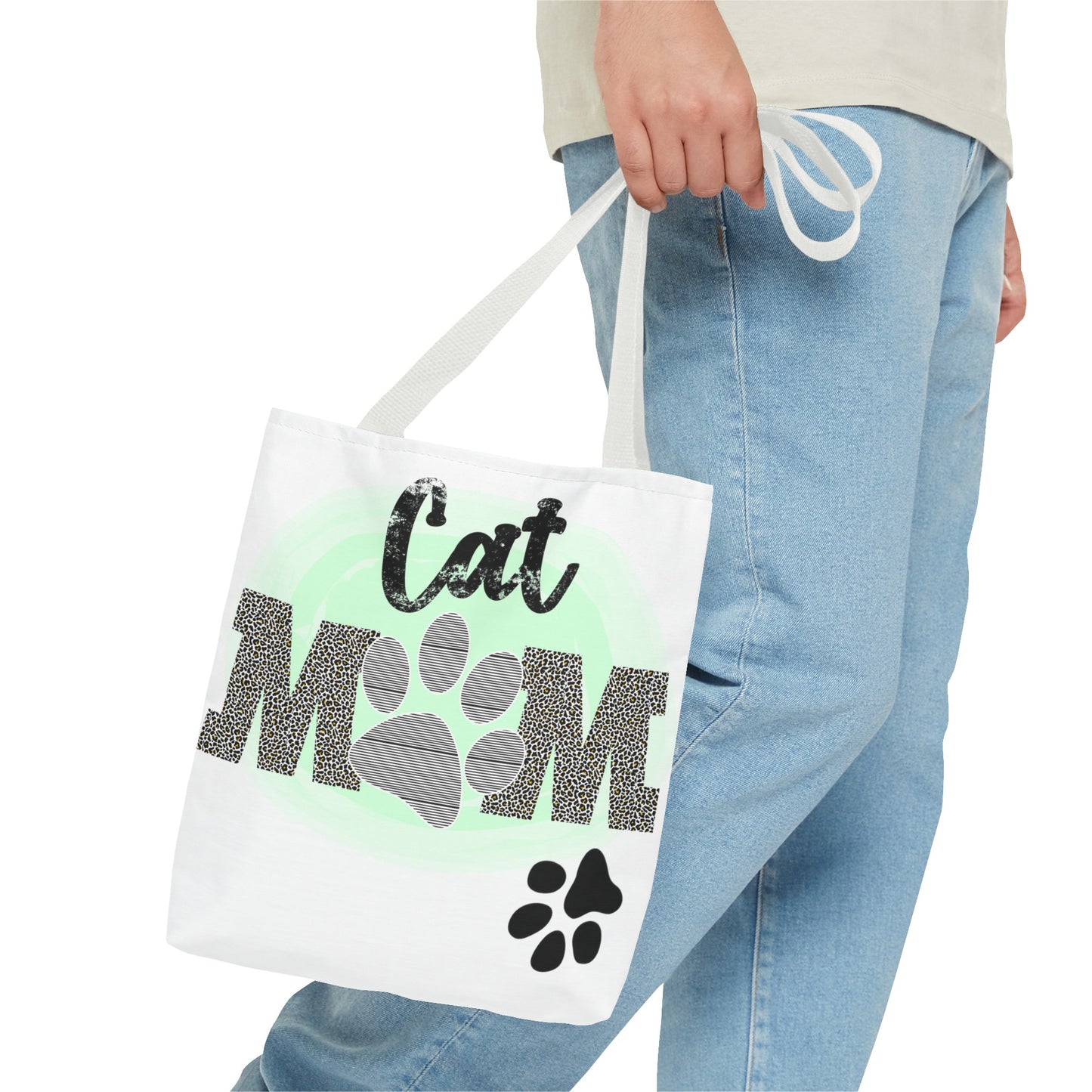 Cat Mom Tote Bag (AOP)