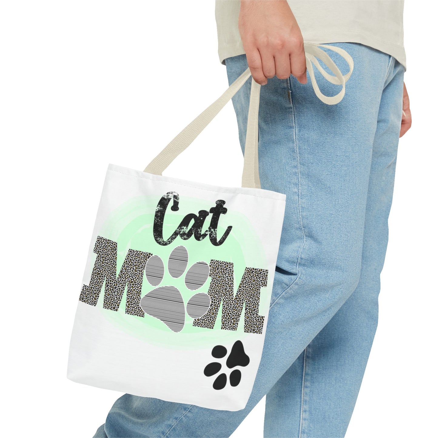 Cat Mom Tote Bag (AOP)