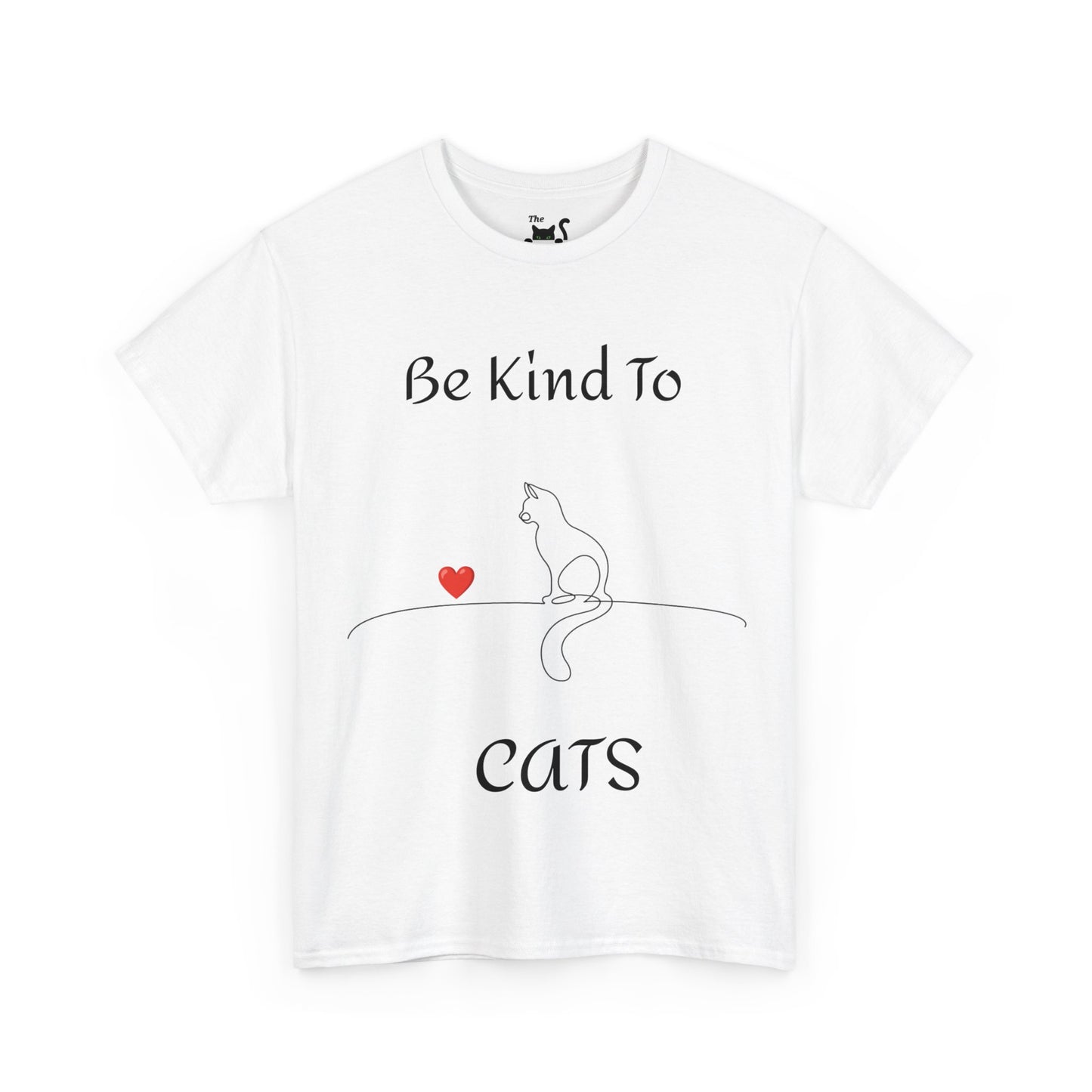 Be Kind to Cats Unisex Heavy Cotton Gildan 5000 Tee