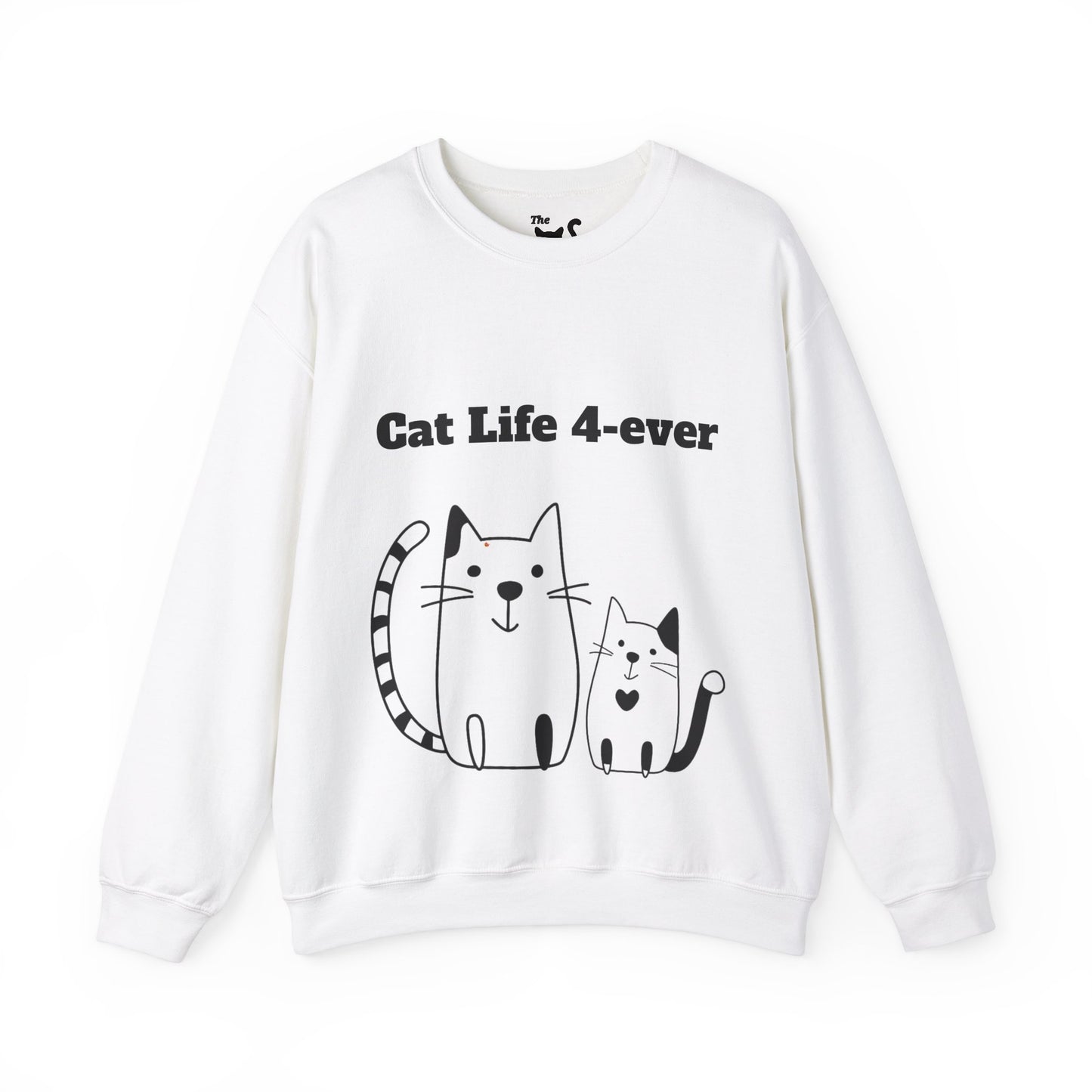This Unisex Heavy Blend™ Crewneck Sweatshirt is Cat Comfy