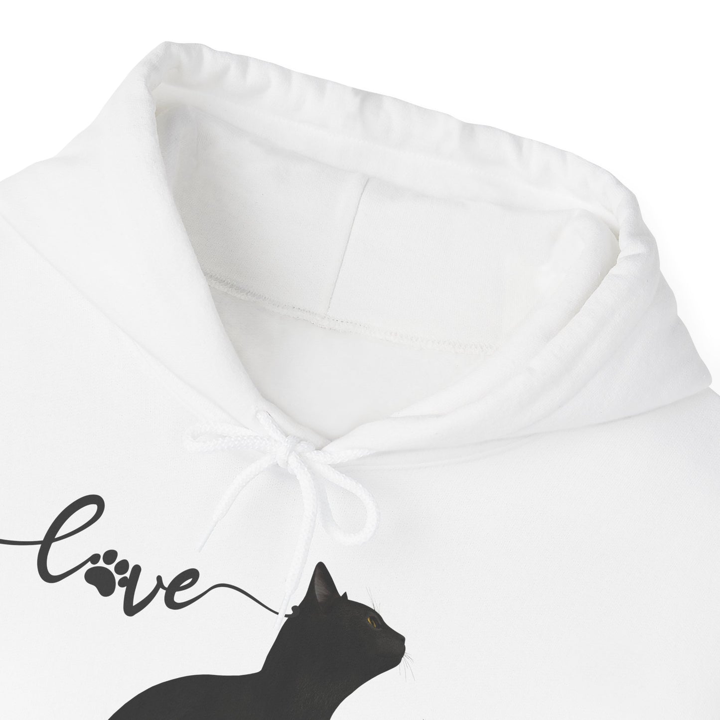 Love cat Unisex Heavy Blend™ Hooded Sweatshirt Cat Love