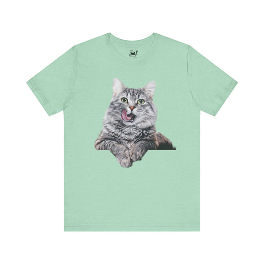 Grey Kitty Unisex Jersey Short Sleeve