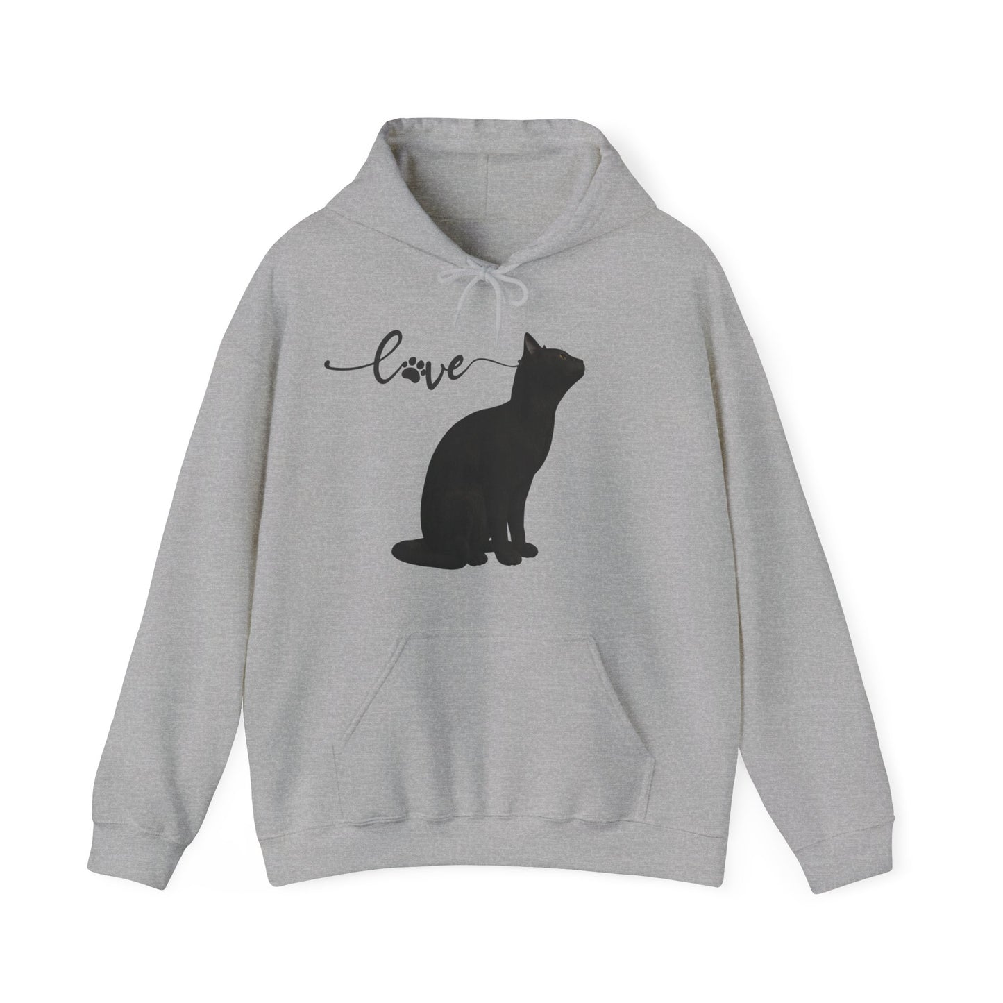 Love cat Unisex Heavy Blend™ Hooded Sweatshirt Cat Love