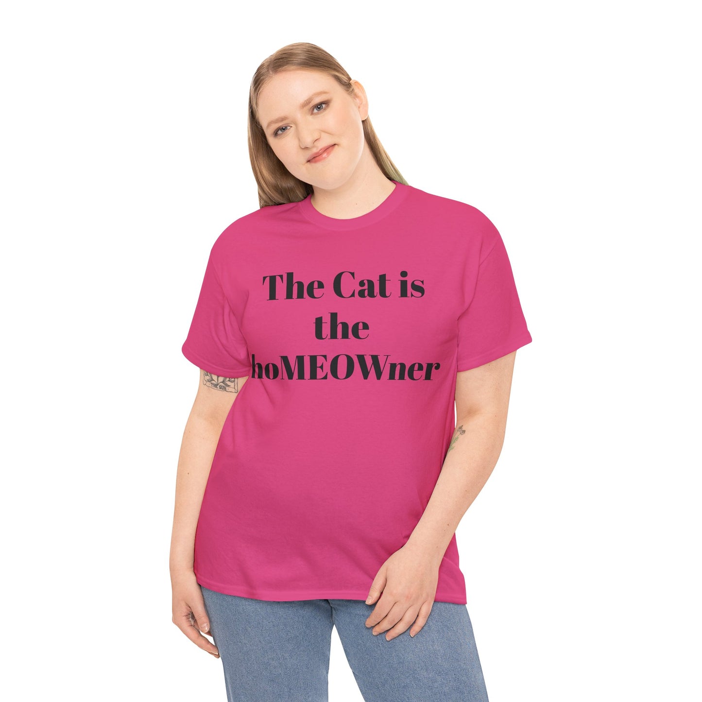 hoMEOWner Unisex Heavy Cotton Tee