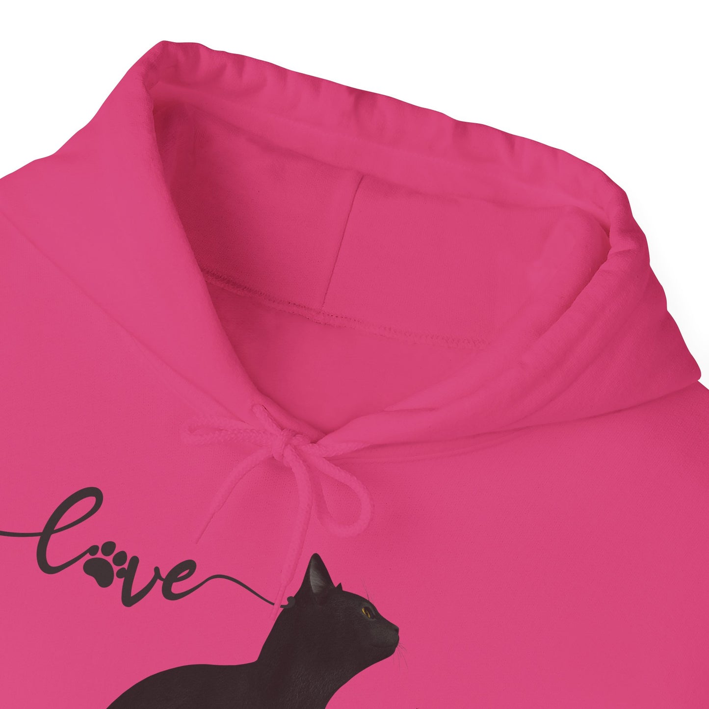 Love cat Unisex Heavy Blend™ Hooded Sweatshirt Cat Love