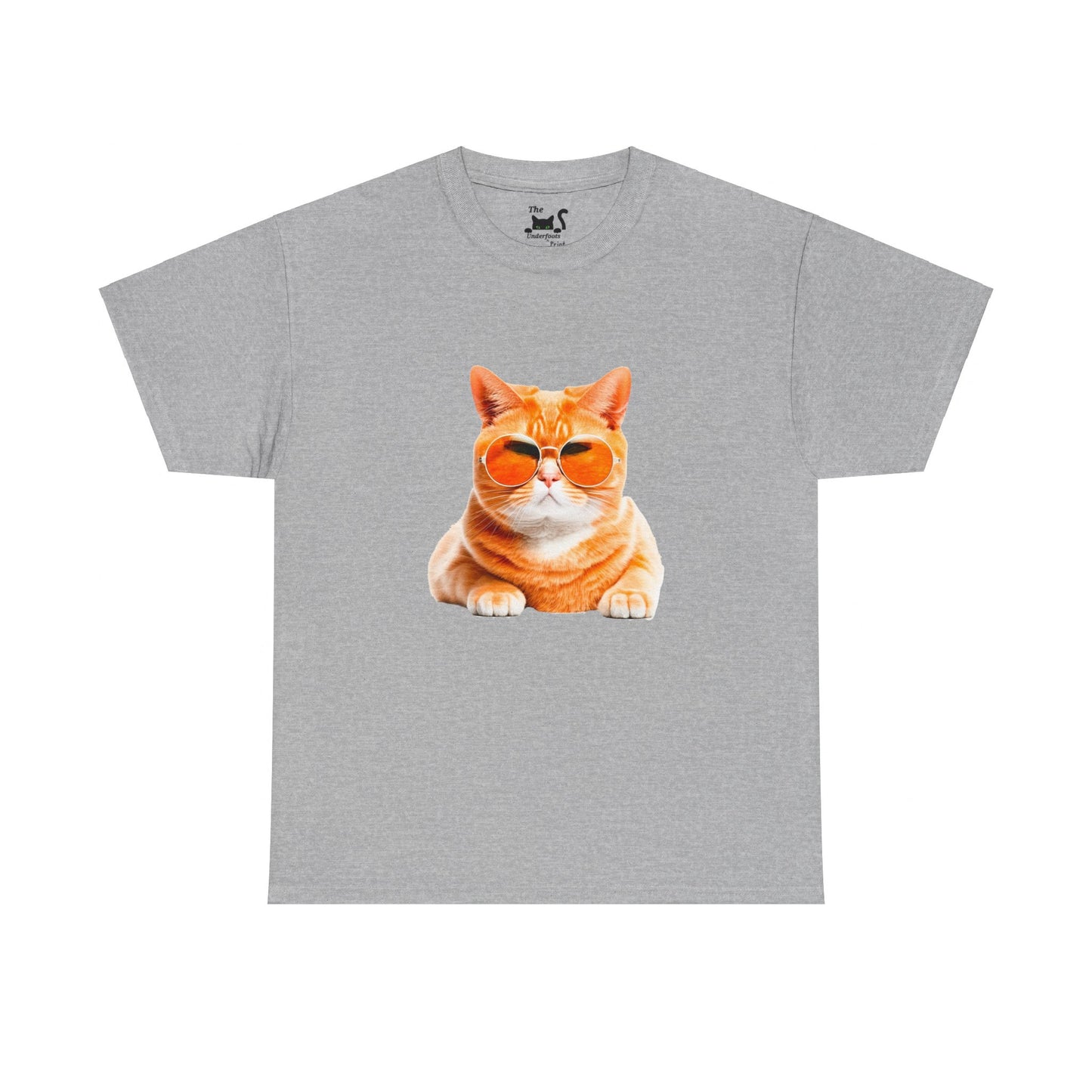 Orange cats are cool Unisex Heavy Cotton Orange CatTee