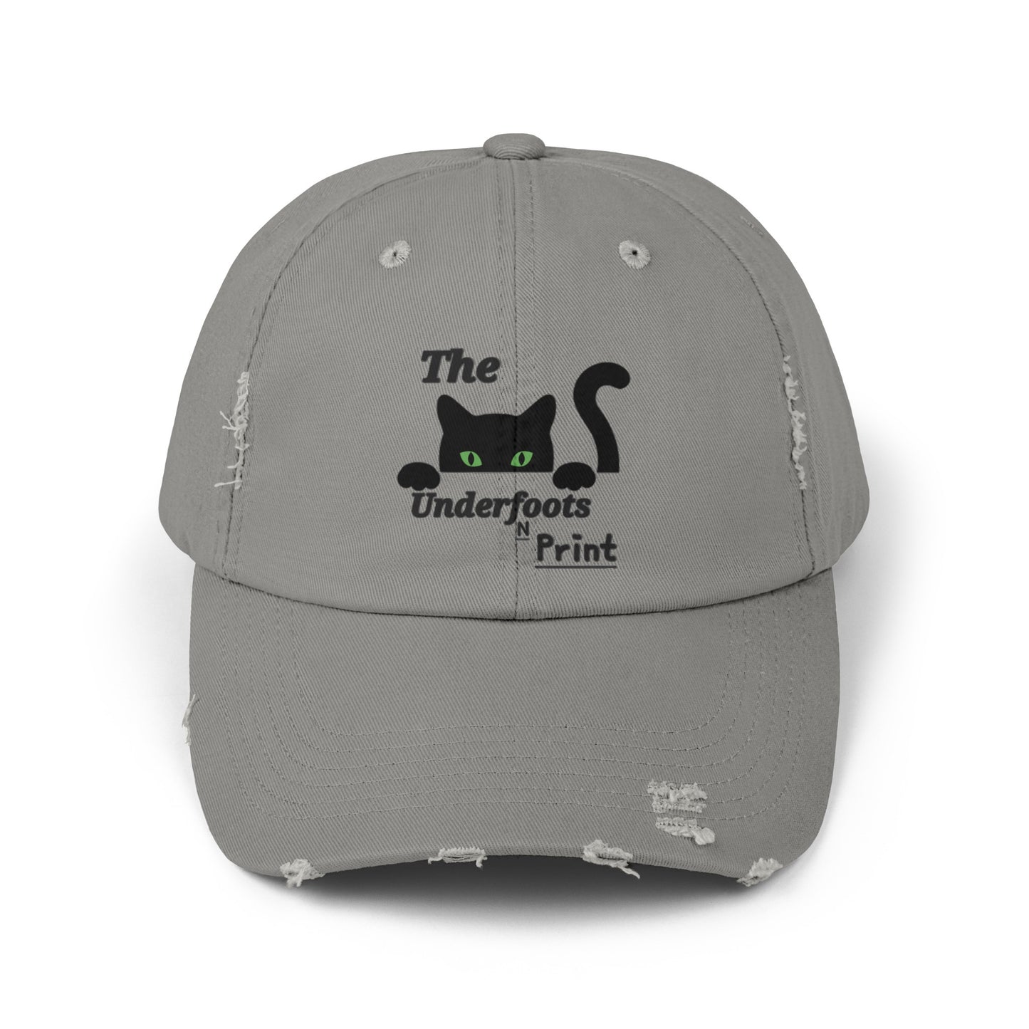 The Underfoots-N-Print Unisex Distressed Cap
