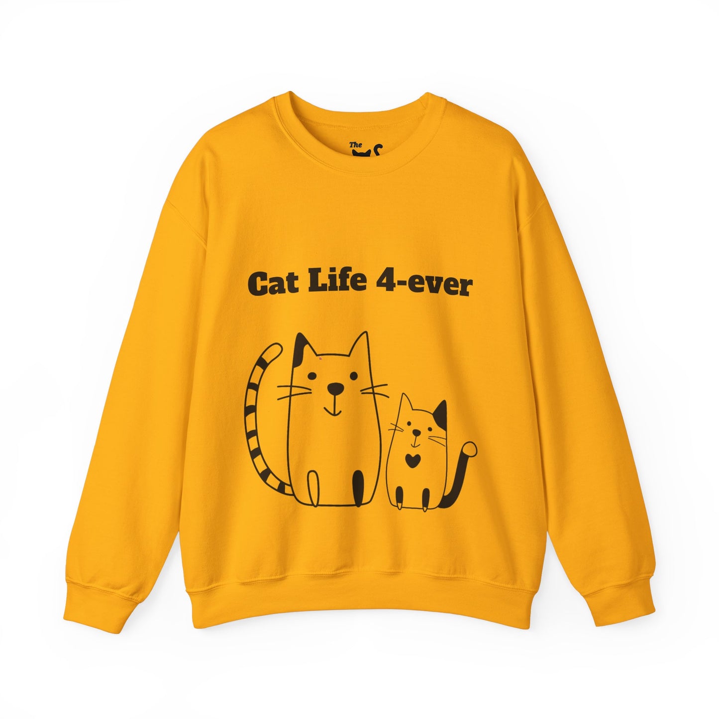 This Unisex Heavy Blend™ Crewneck Sweatshirt is Cat Comfy