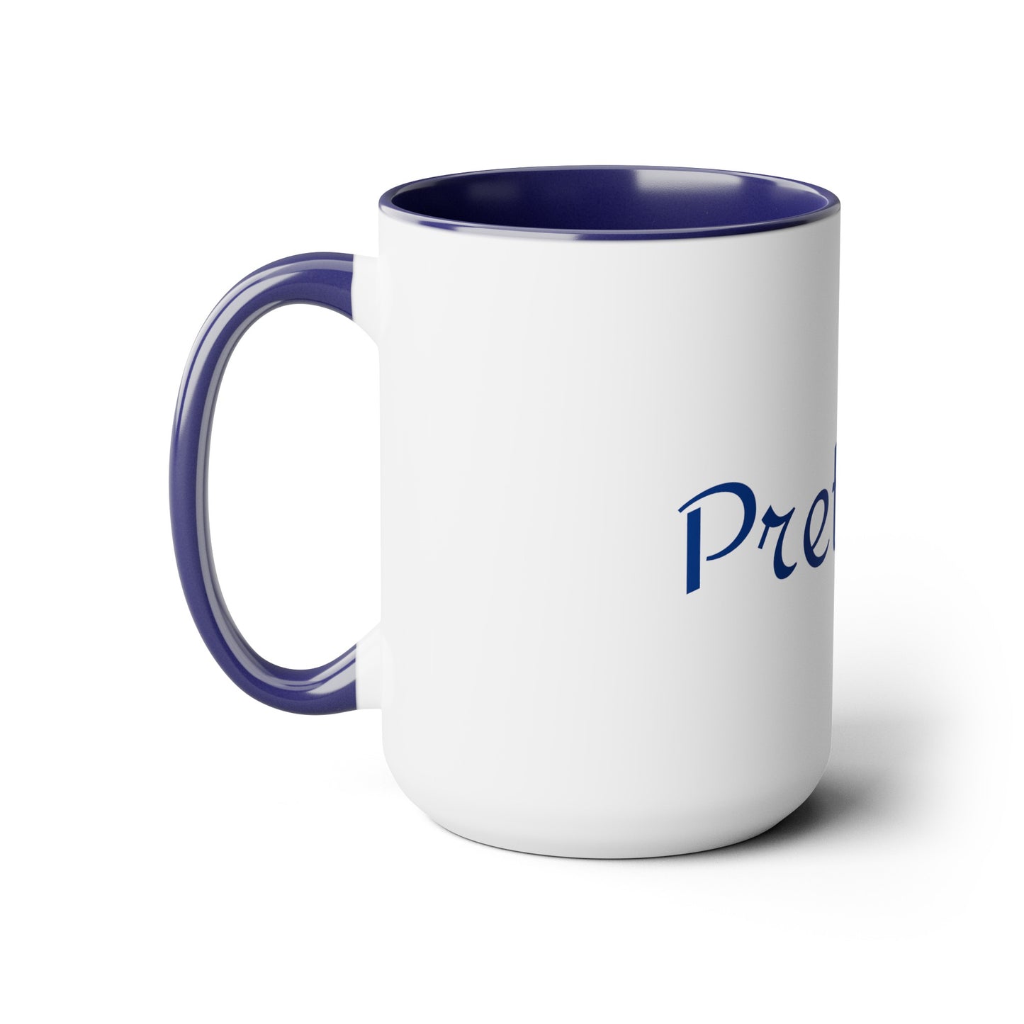 Pretty Kitty Two-Tone Coffee Mugs, 15oz