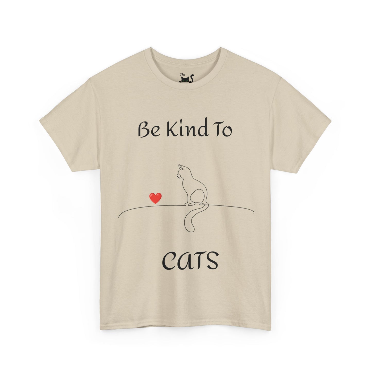Be Kind to Cats Unisex Heavy Cotton Gildan 5000 Tee