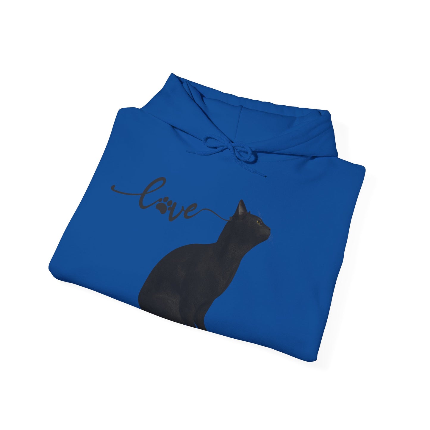 Love cat Unisex Heavy Blend™ Hooded Sweatshirt Cat Love