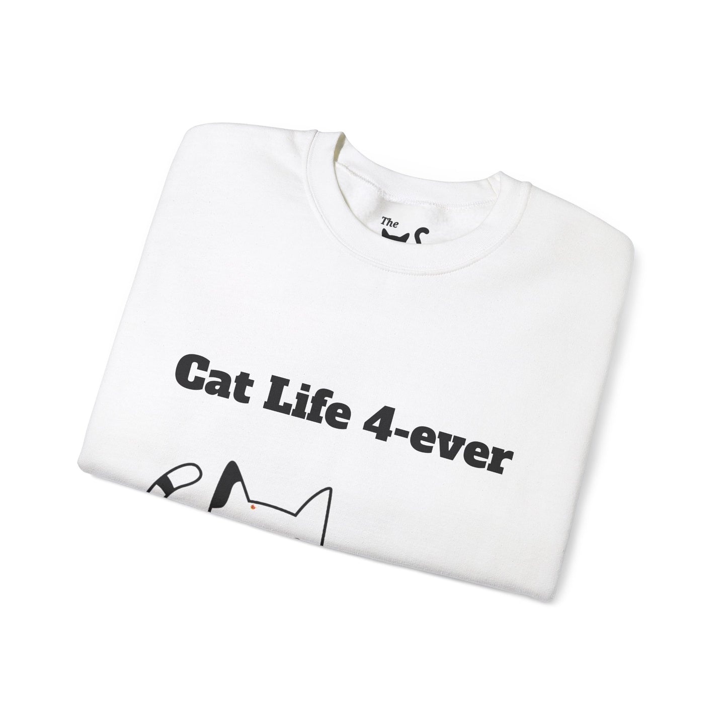 This Unisex Heavy Blend™ Crewneck Sweatshirt is Cat Comfy