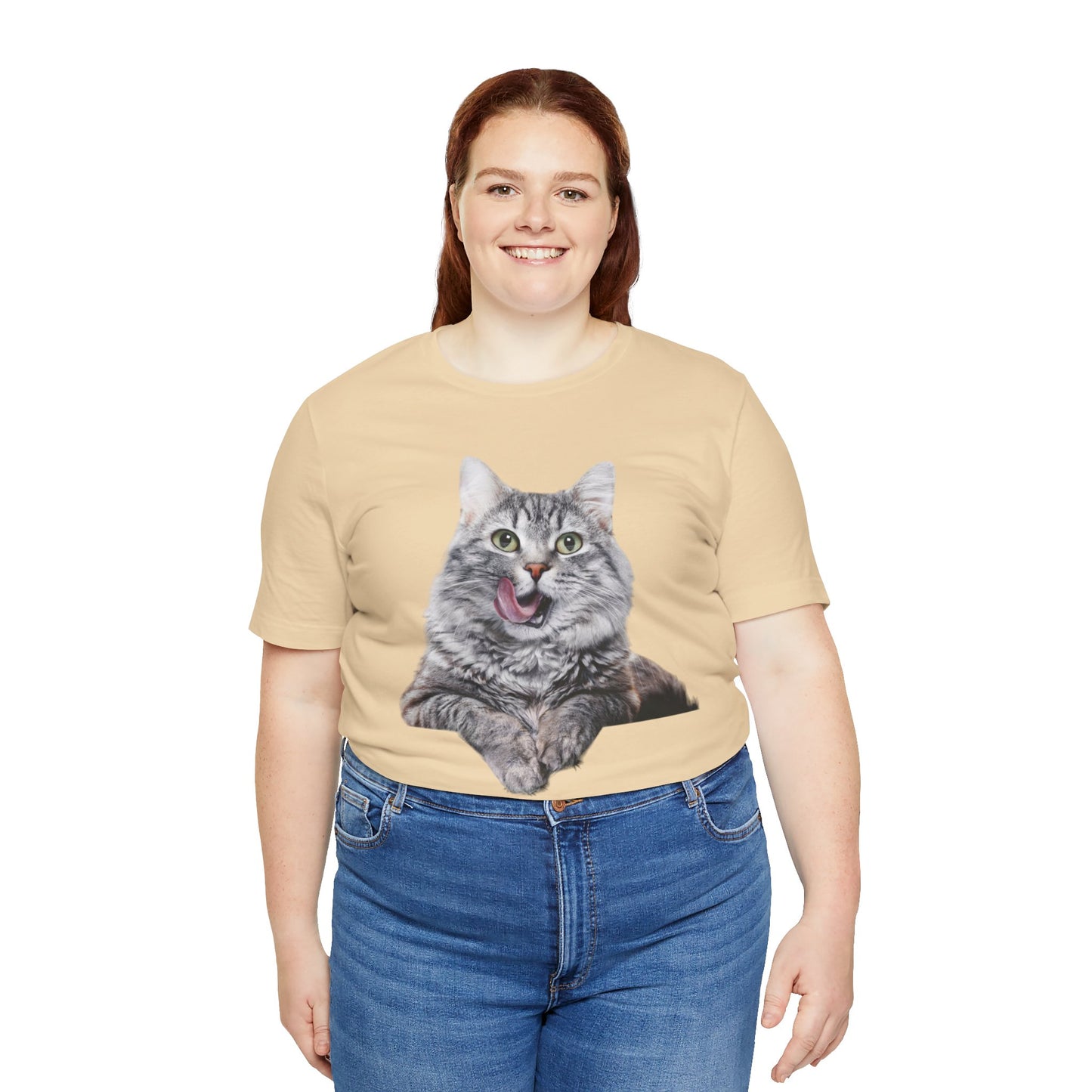 Grey Kitty Unisex Jersey Short Sleeve