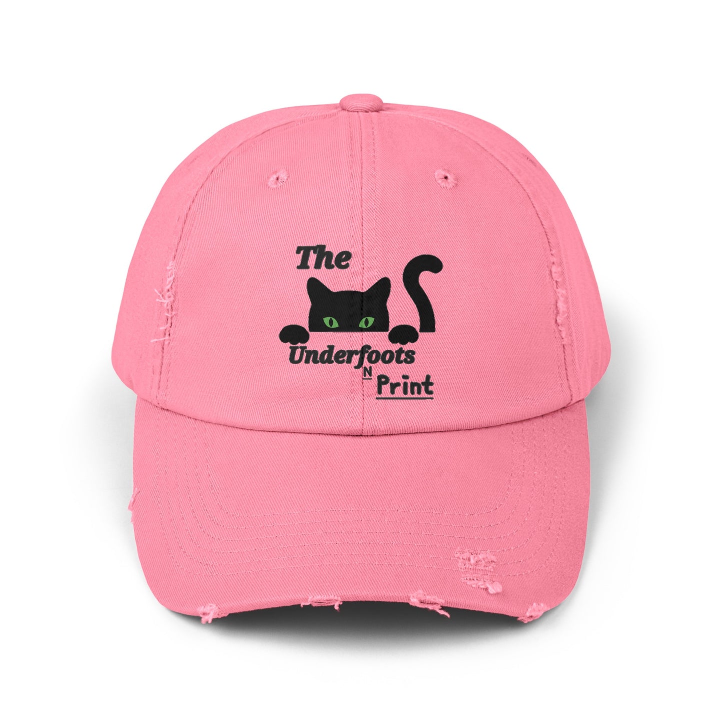 The Underfoots-N-Print Unisex Distressed Cap