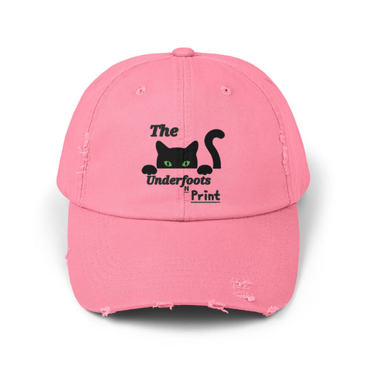 The Underfoots-N-Print Unisex Distressed Cap