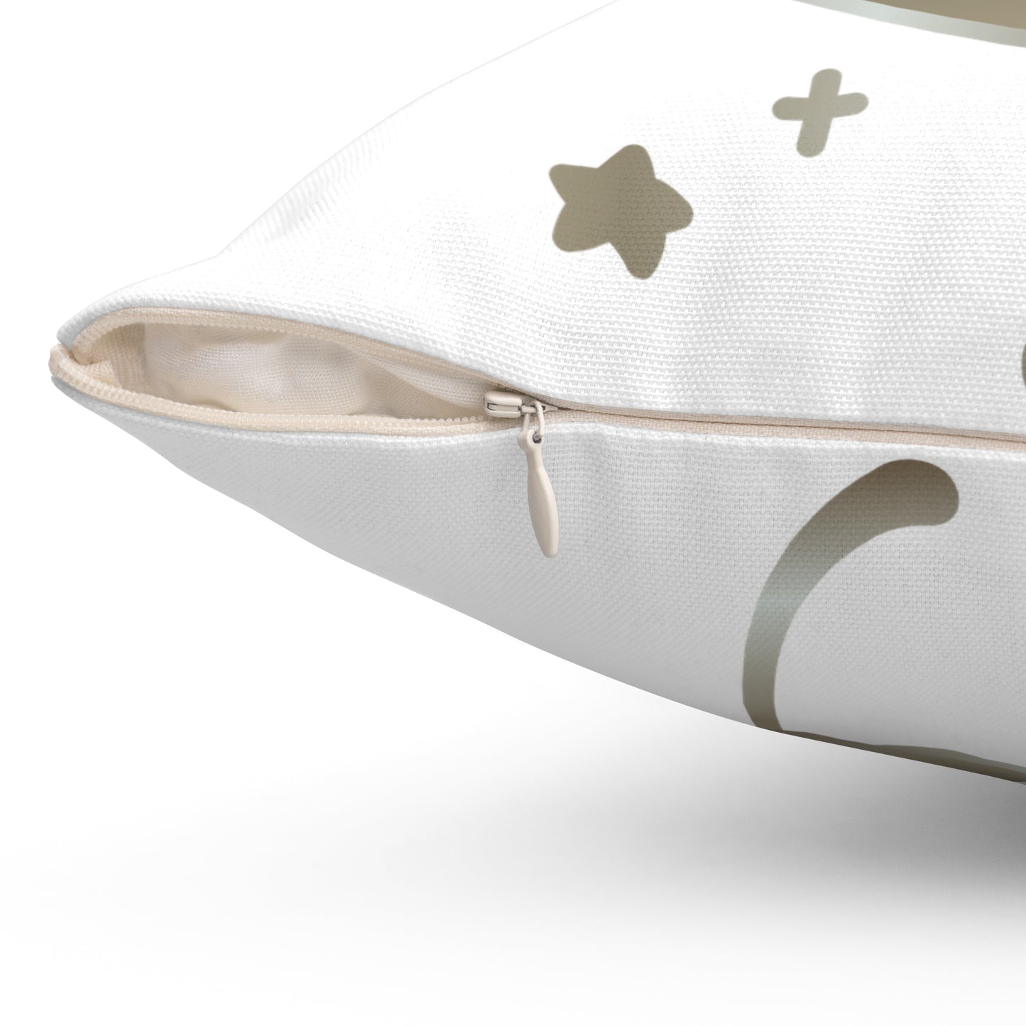 Cat moon-stars Spun Polyester Square Pillow
