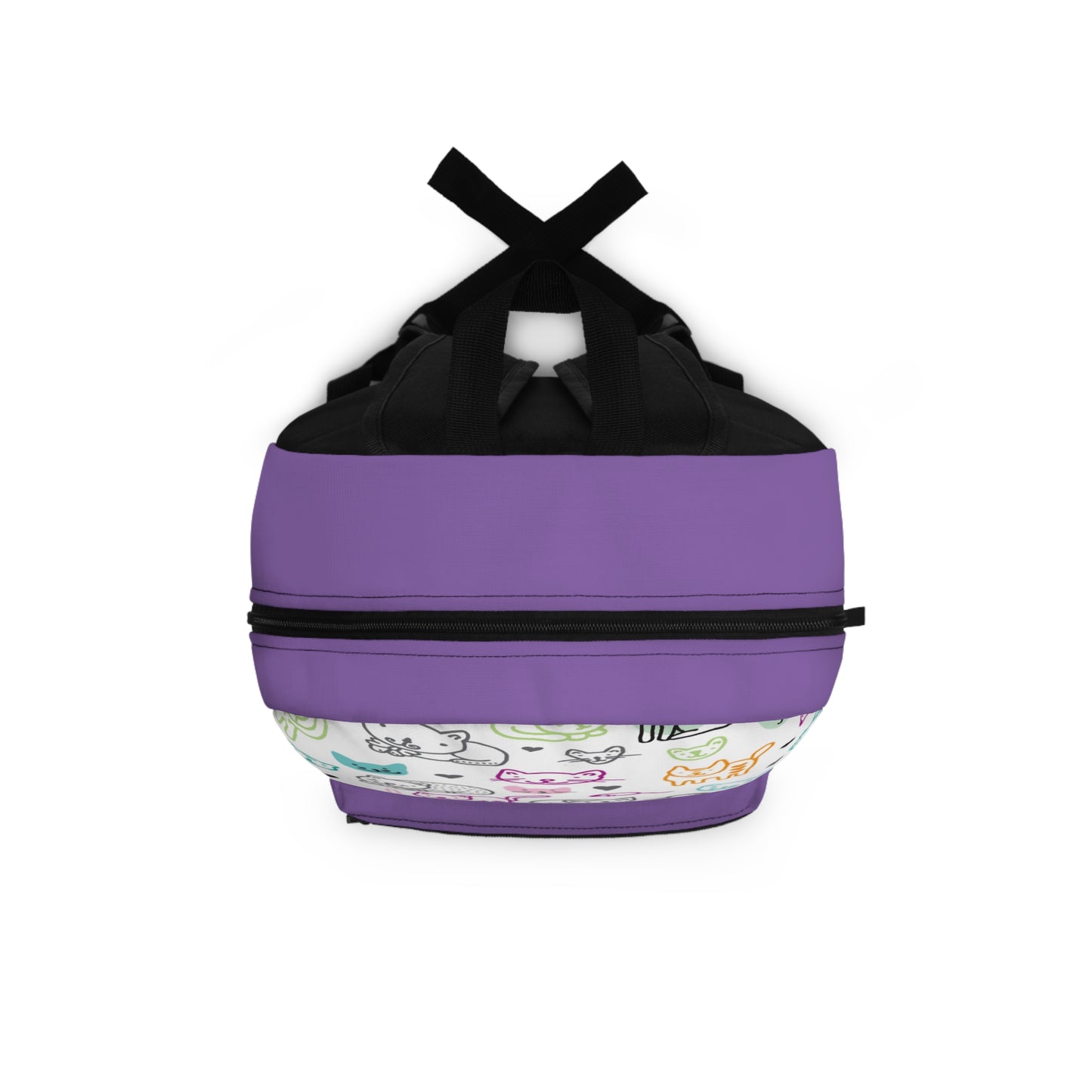 Purple / Cat faces Backpack