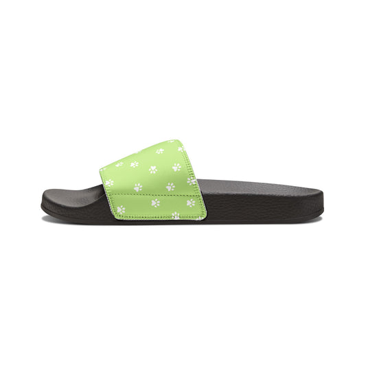 Youth Cat Print Removable-Strap Sandals