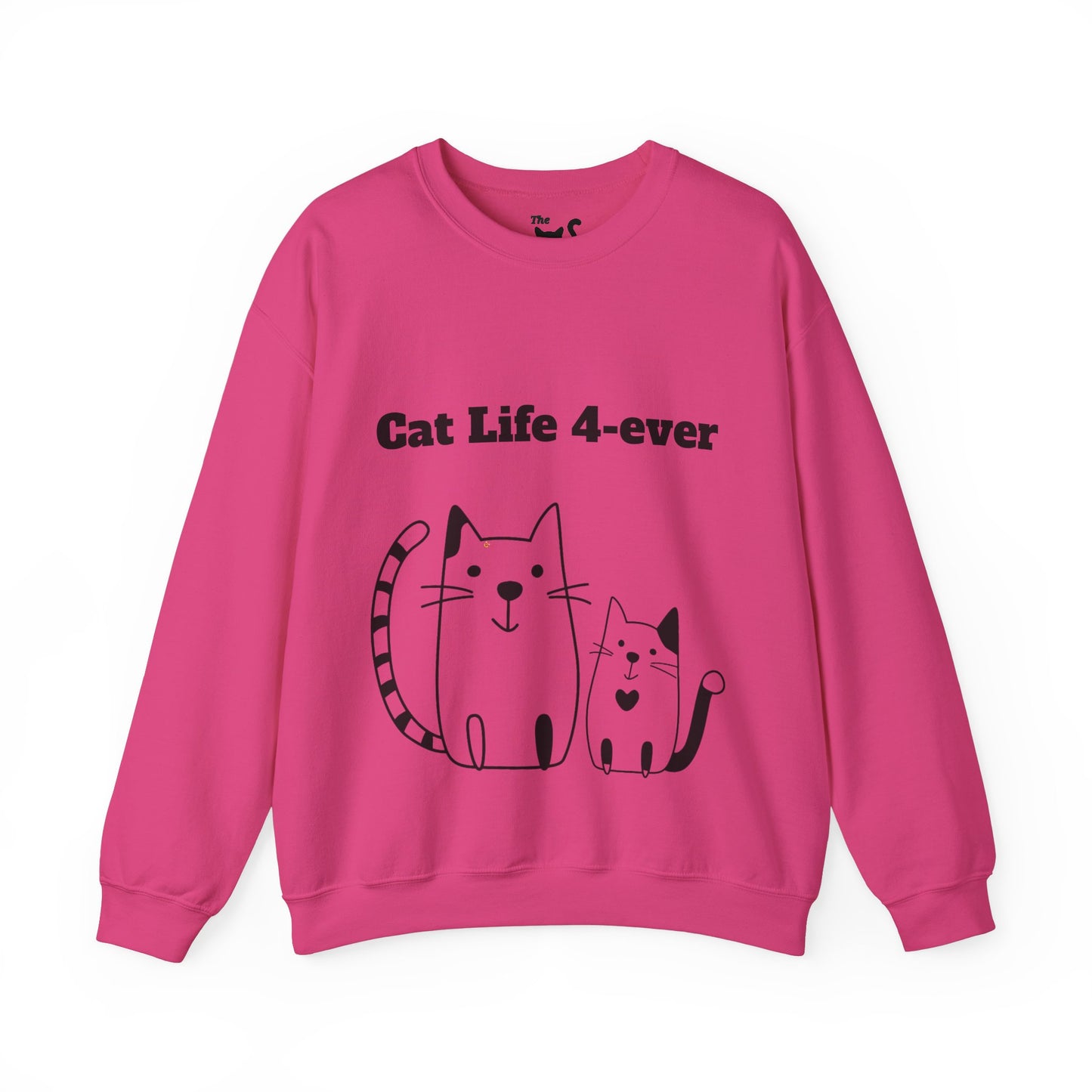 This Unisex Heavy Blend™ Crewneck Sweatshirt is Cat Comfy