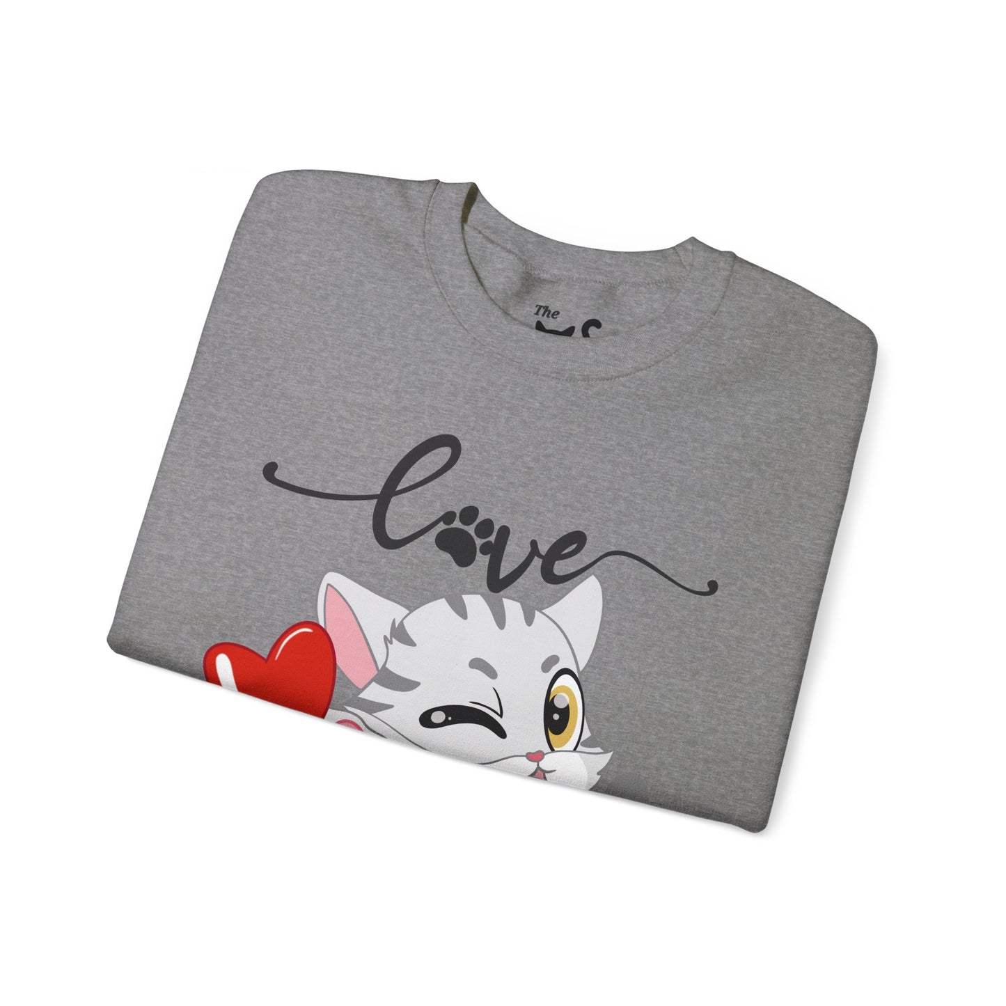 Cats are love ❤️ Unisex Heavy Blend™ Crewneck Sweatshirt