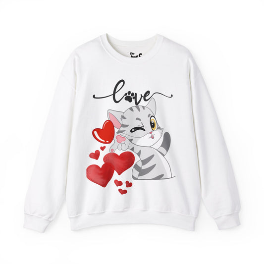 Cats are love ❤️ Unisex Heavy Blend™ Crewneck Sweatshirt