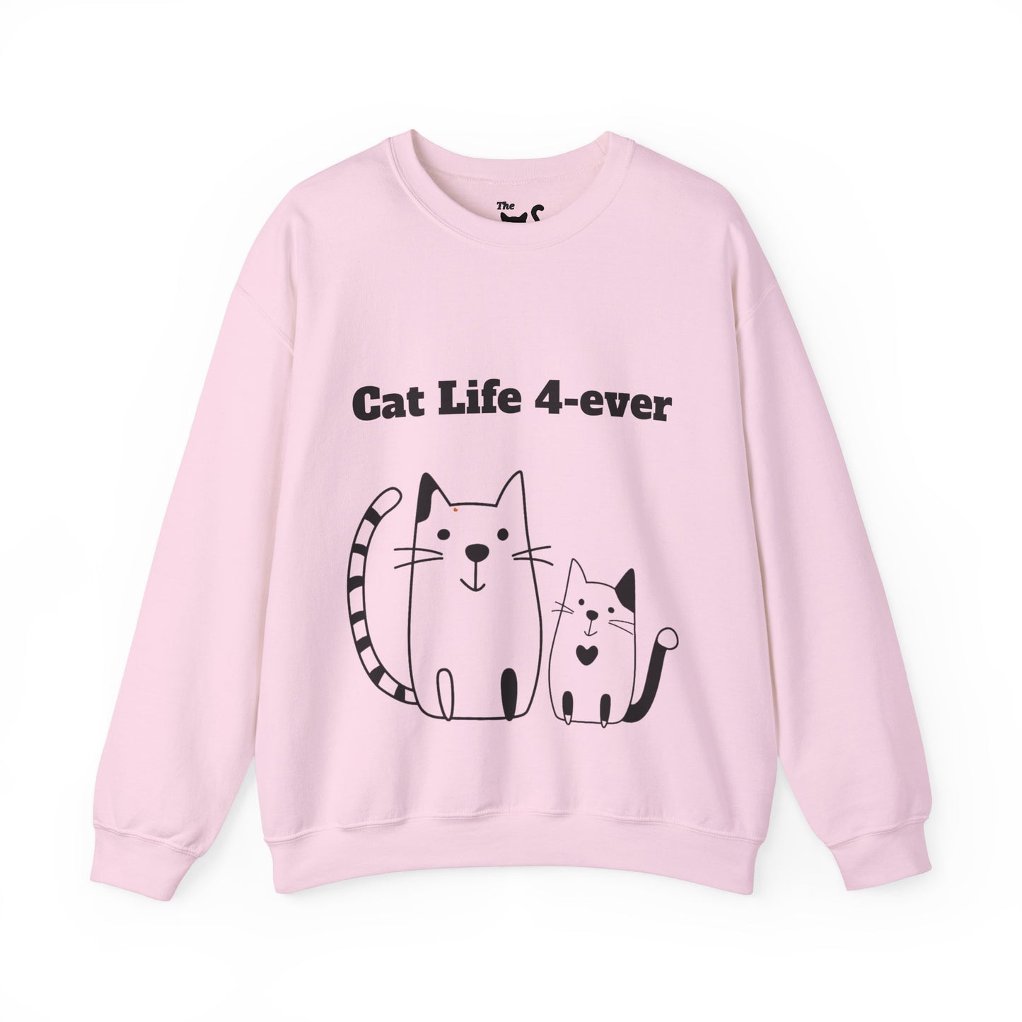 This Unisex Heavy Blend™ Crewneck Sweatshirt is Cat Comfy
