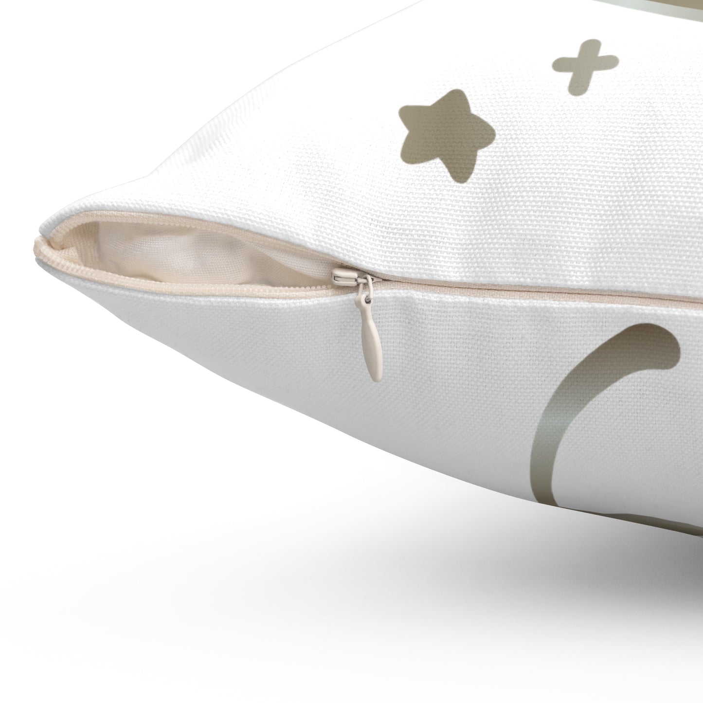 Cat moon-stars Spun Polyester Square Pillow