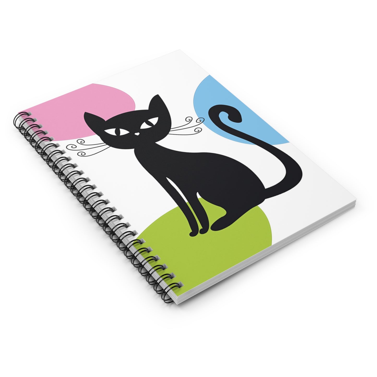 Spiral Notebook - Ruled Line Cat