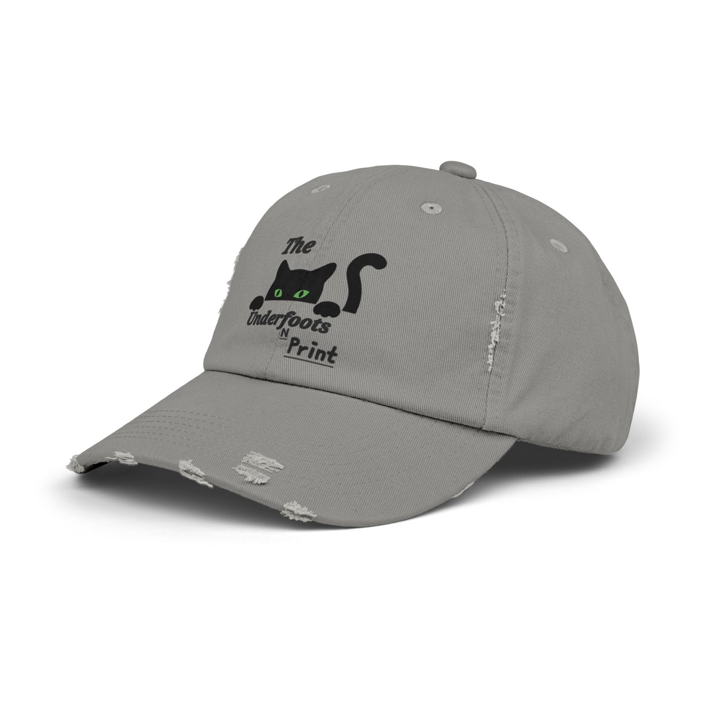 The Underfoots-N-Print Unisex Distressed Cap