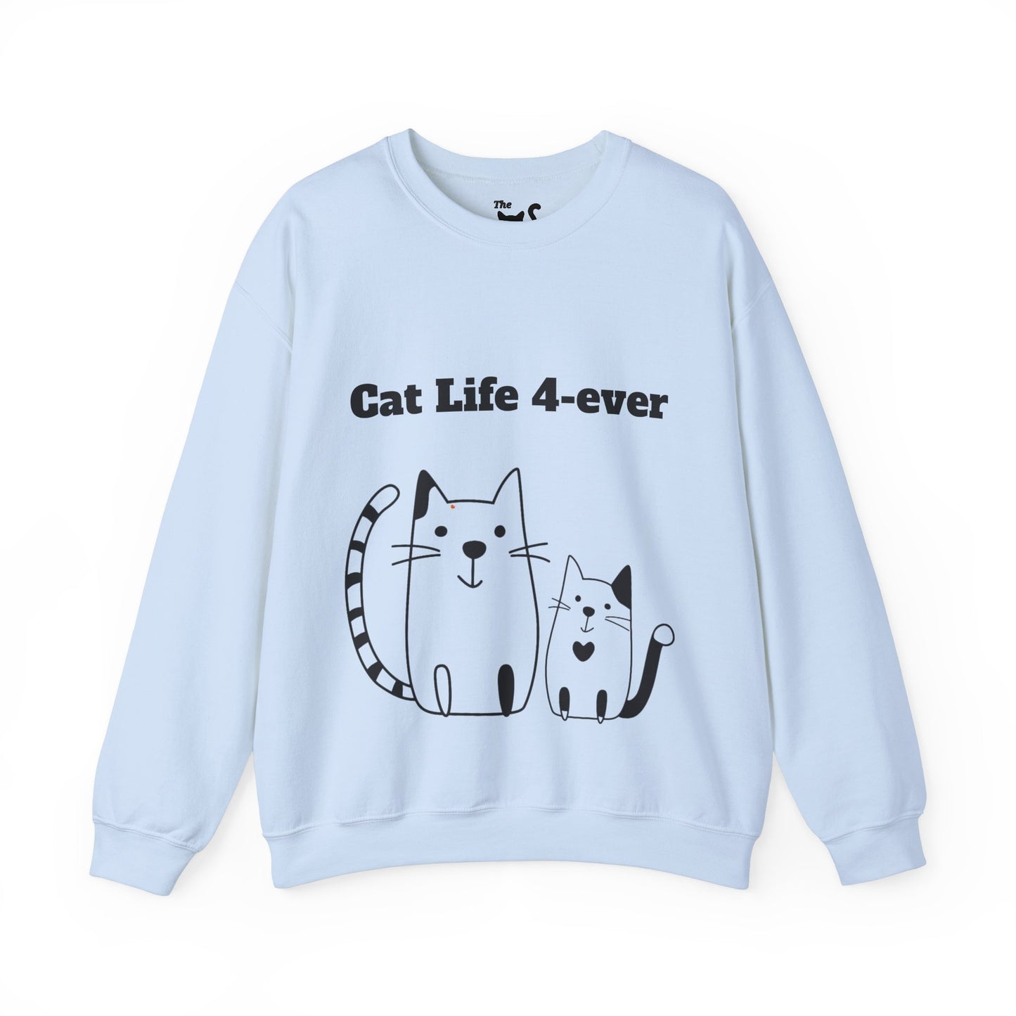 This Unisex Heavy Blend™ Crewneck Sweatshirt is Cat Comfy
