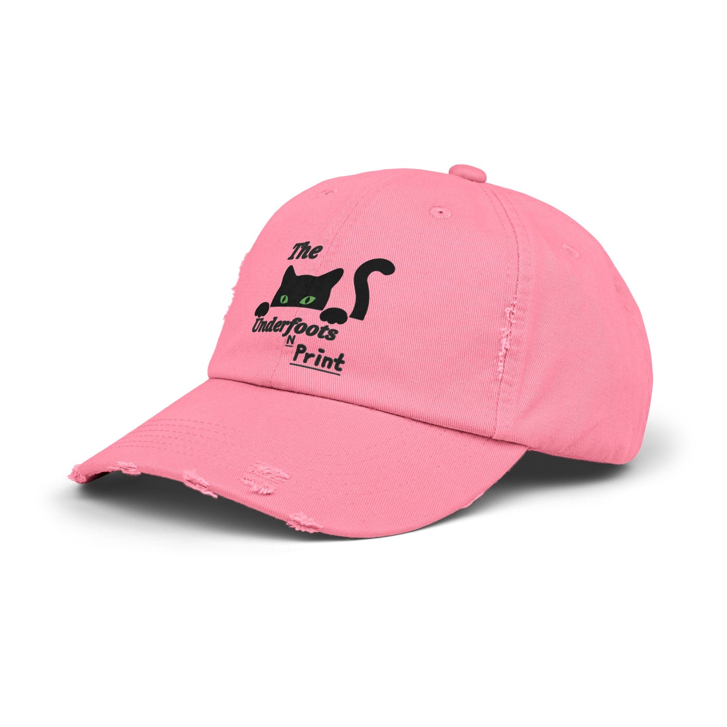 The Underfoots-N-Print Unisex Distressed Cap