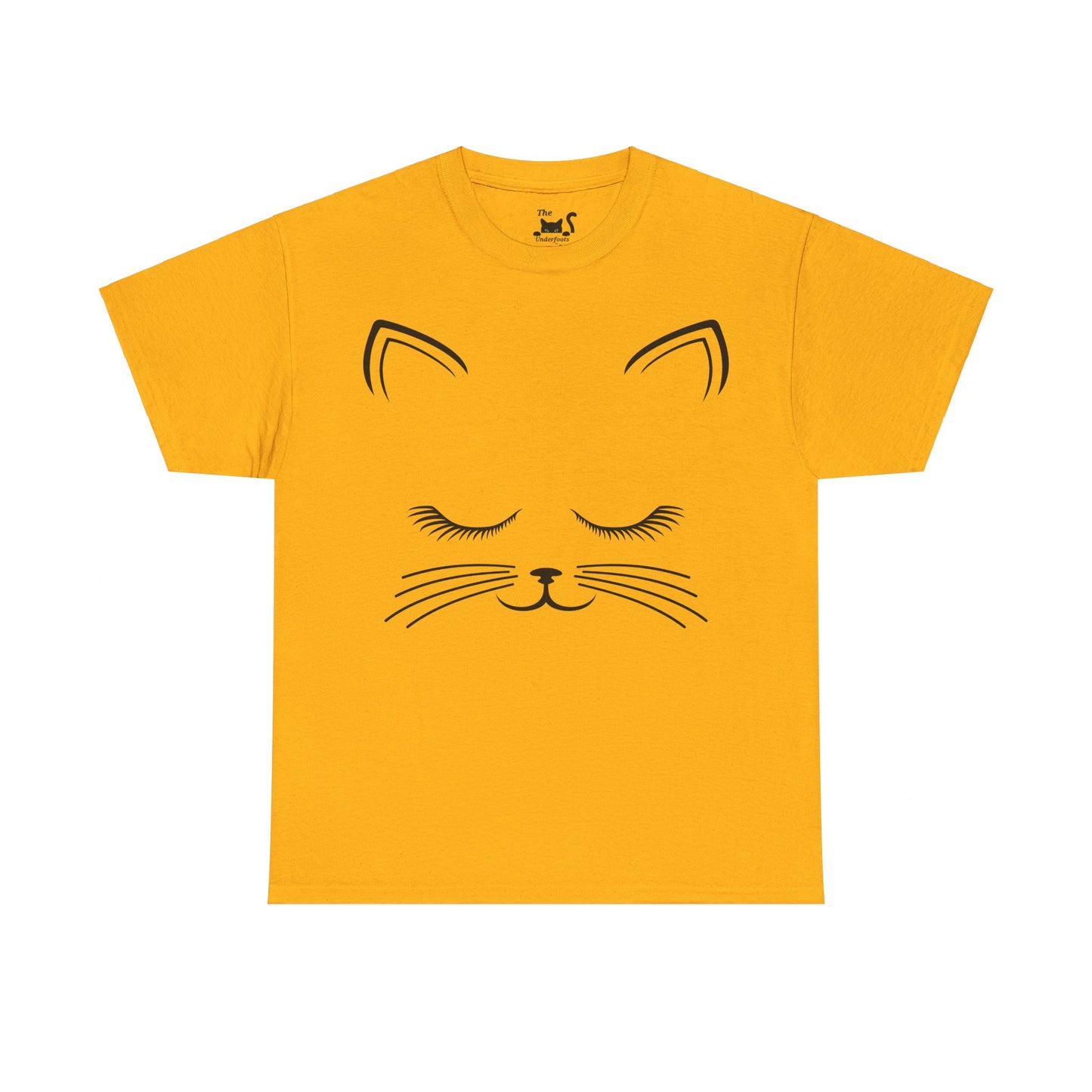 Cat Face Unisex Heavy Cotton Tee