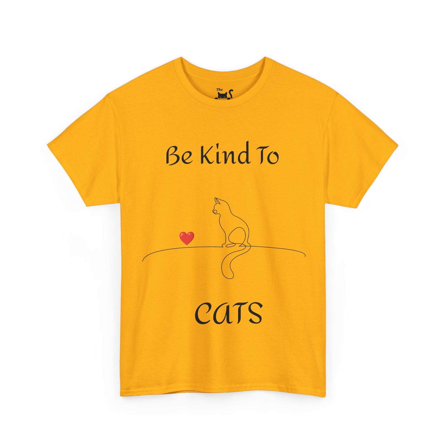 Be Kind to Cats Unisex Heavy Cotton Gildan 5000 Tee