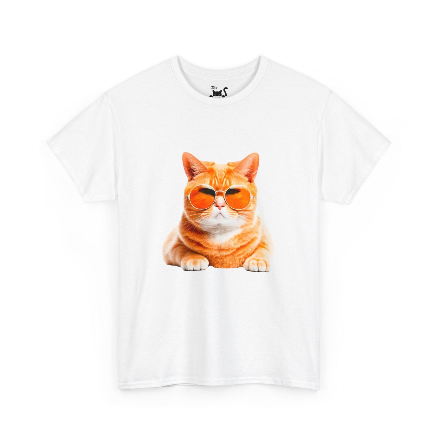 Orange cats are cool Unisex Heavy Cotton Orange CatTee