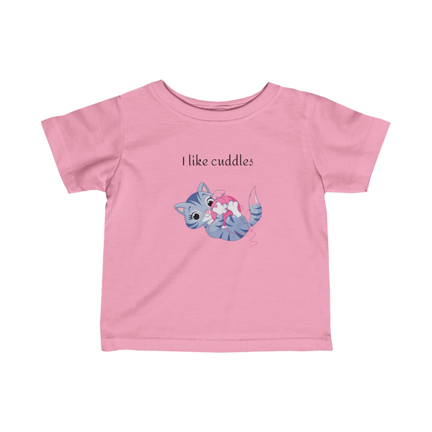 I like cuddles cat Infant Fine Jersey Tee