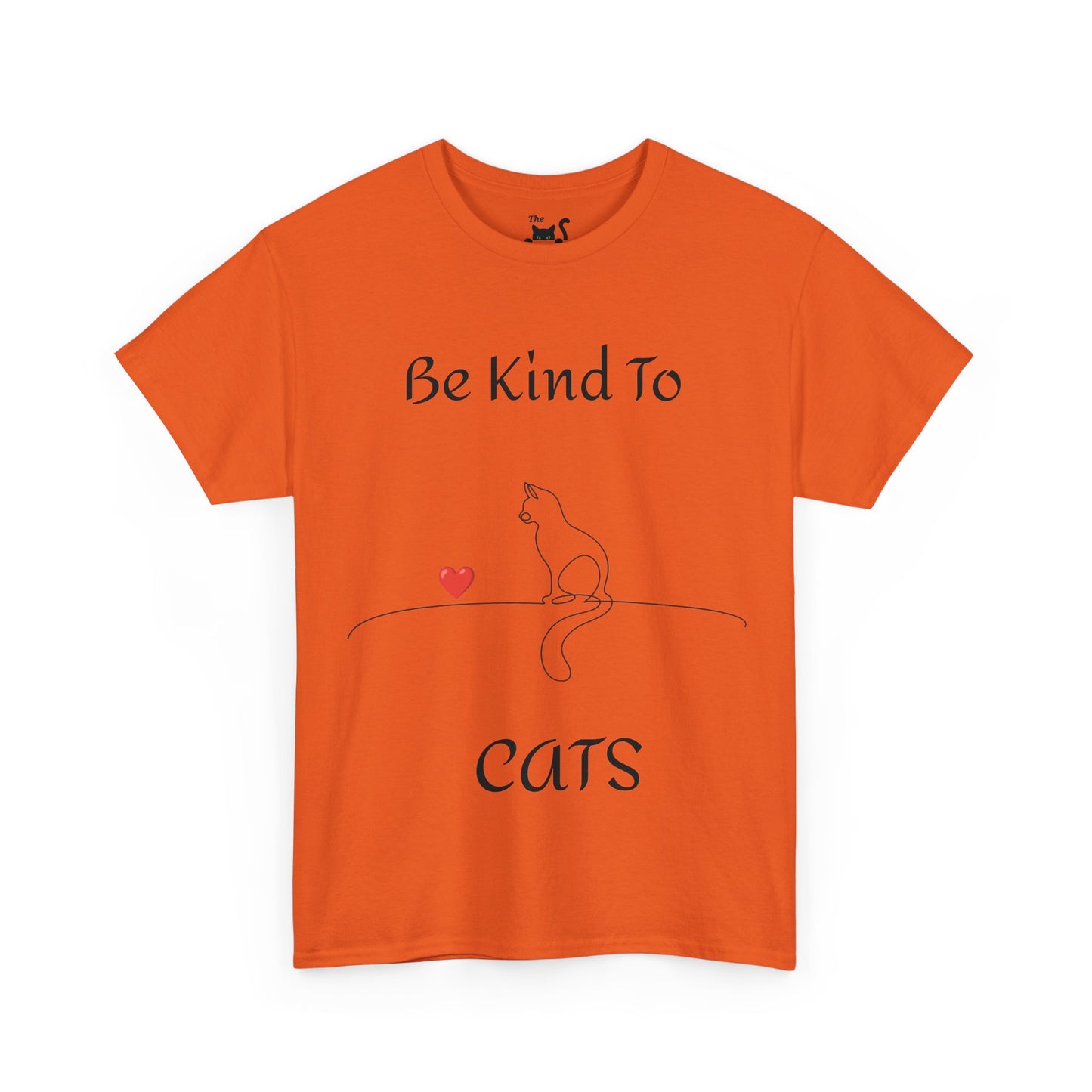 Be Kind to Cats Unisex Heavy Cotton Gildan 5000 Tee