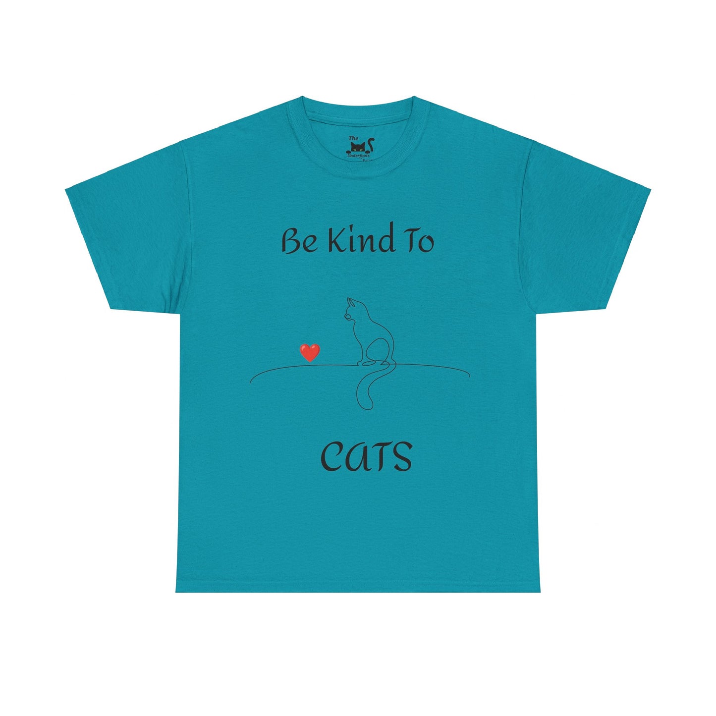 Be Kind to Cats Unisex Heavy Cotton Gildan 5000 Tee